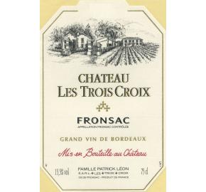 Chateau les Trois Croix label