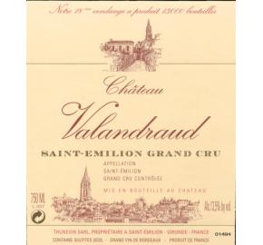 Chateau Valandraud label