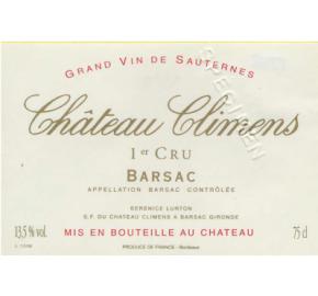 Chateau Climens label