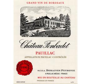 Chateau Fonbadet label