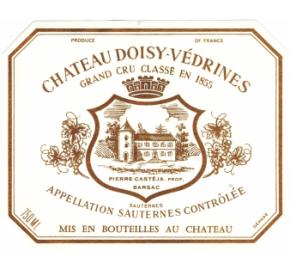 Chateau Doisy-Vedrines label