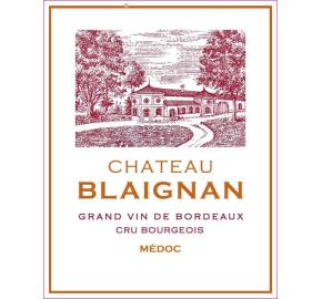 Chateau Blaignan label