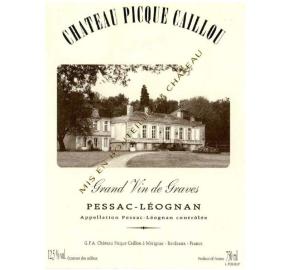 Chateau Picque Caillou label