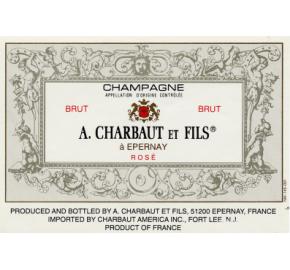 Charbaut & Fils - Rose Brut  label
