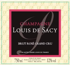 Louis De Sacy - Champagne - Brut Grand Cru - Rose - Kosher label
