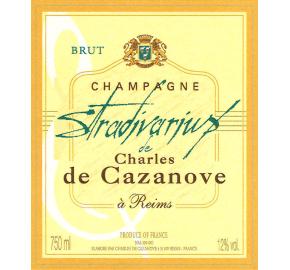 Charles de Cazanove - Brut Stradivarius label