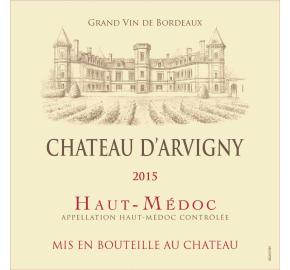 Chateau D'Arvigny label