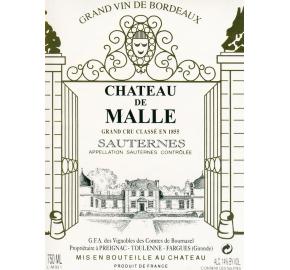 Chateau De Malle label