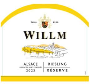 Alsace Willm - Riesling - Reserve label