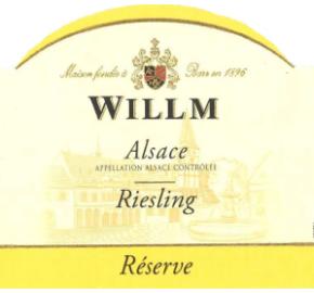 Alsace Willm - Riesling - Reserve label