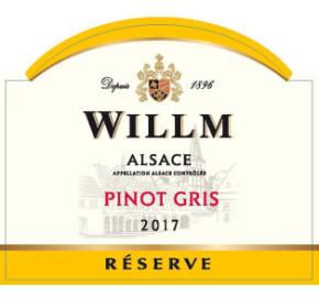 Alsace Willm - Pinot Gris - Reserve label