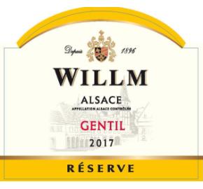 Alsace Willm - Gentil - Reserve label