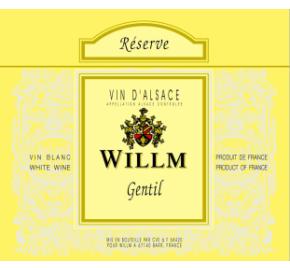 Alsace Willm - Gentil - Reserve label