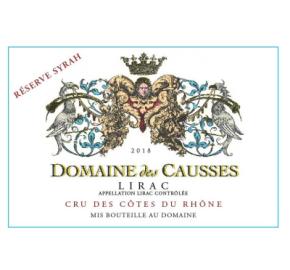 Domaine Des Causses - Syrah Reserve label