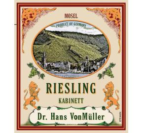 Dr. Hans VonMuller - Riesling Kabinett label