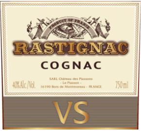 Rastignac - VS Cognac label