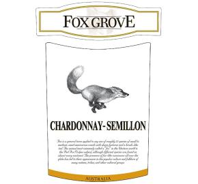 Fox Grove - Chardonnay-Semillion label