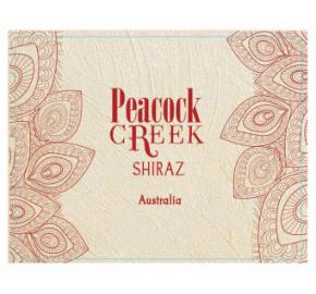 Peacock Creek - Shiraz label