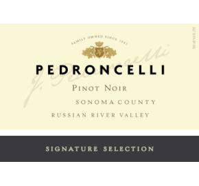 Pedroncelli - Pinot Noir - Signature Selection label