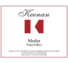 Keenan - Merlot label