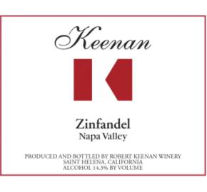 Keenan - Zinfandel label