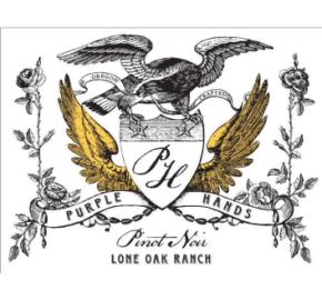 Purple Hands - Pinot Noir - Lone Oak Ranch label