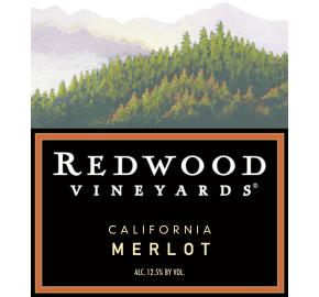 Redwood Vineyards - Merlot label