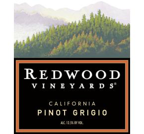 Redwood Vineyards - Pinot Grigio label
