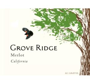 Grove Ridge - Merlot label