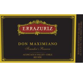 Errazuriz - Don Maximiano - Founder's Reserve label