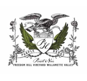 Purple Hands - Pinot Noir - Freedom Hill Vineyard label