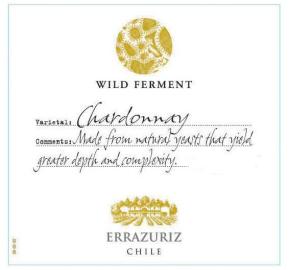Errazuriz - Wild Ferment - Chardonnay label