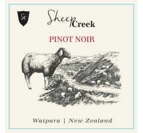 Sheep Creek - Pinot Noir label