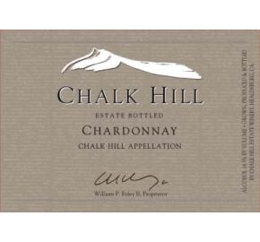 Chalk Hill - Estate Chardonnay label