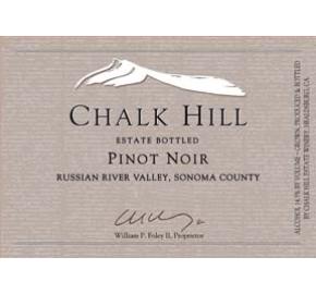 Chalk Hill - Estate Pinot Noir RRV label
