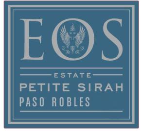 EOS Petite Sirah Paso Robles label