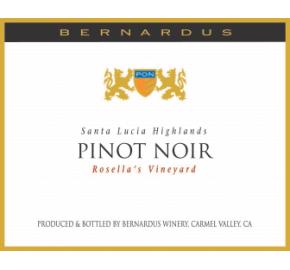 Bernardus Winery - Pinot Noir - Rosellas label