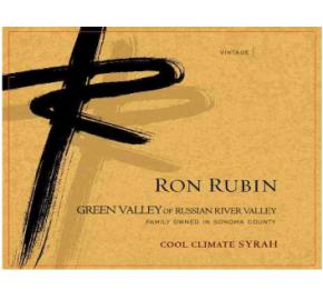 Ron Rubin - Syrah Russian River label