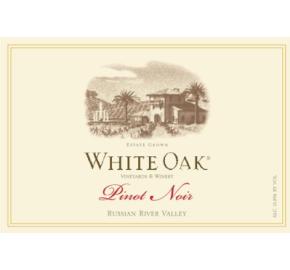 White Oak - Russian River Valley - Pinot Noir label