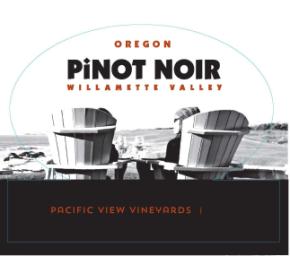 Pacific View Vineyards Willamette Valley Pinot Noir label