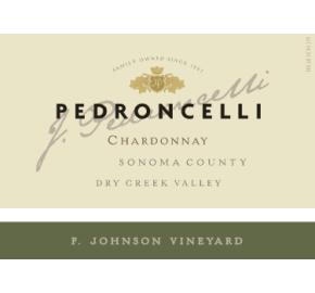 Pedroncelli - Chardonnay - F Johnson Vineyard label