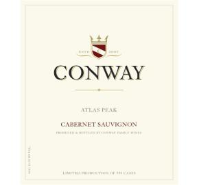 Conway Family - Atlas Peak - Cabernet Sauvignon label