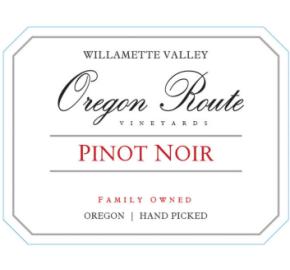 Oregon Route - Pinot Noir label