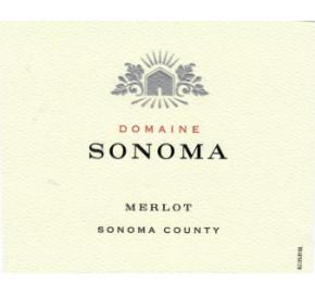 Domaine Sonoma - Merlot Estate label