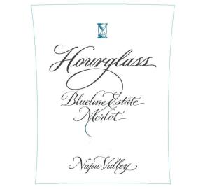 Hourglass - Blueline Estate - Merlot label