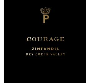 Pedroncelli - Courage Zinfandel label