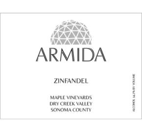 Armida - Zinfandel - Maple Vineyard Dry Creek label