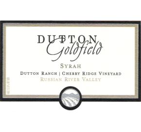 Dutton Goldfield - Syrah - Cherry Ridge Vineyard label