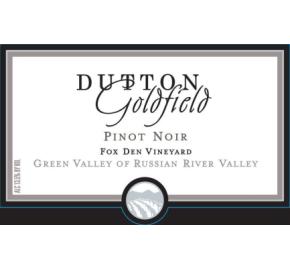 Dutton Goldfield - Pinot Noir - Fox Den Vineyard label