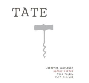 Tate Wine- Spring Street - Cabernet Sauvignon label